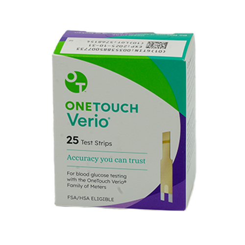 OneTouch Verio Test Strips, 25 Count