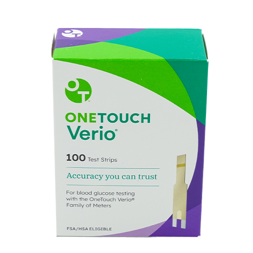 OneTouch Verio Test Strips, 100 Count | NDC 53885-272-10