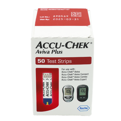 Accu-Chek Aviva Plus Test Strips, 50 Count | NDC 65702-0407-10