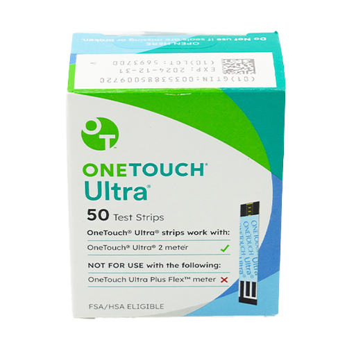 OneTouch Ultra Test Strips, 50 Count (Mail Order)