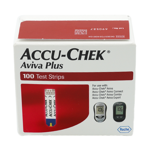 Accu-Chek Aviva Plus Test Strips, 100 Count | NDC 65702-0408-10