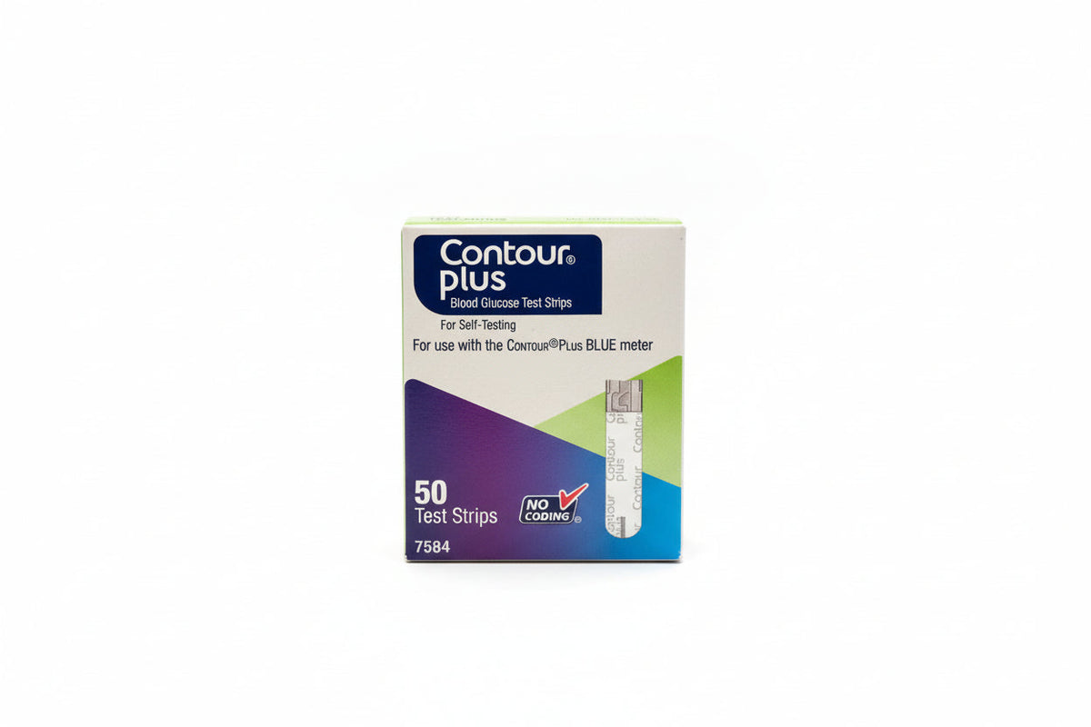 Contour Plus Test Strips, 50 Count | NDC 0193-7584-50