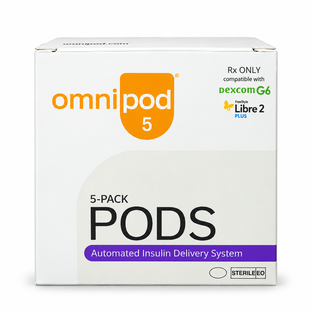 Omnipod 5 Pods (for Dexcom G6 / FreeStyle Libre 2 Plus)